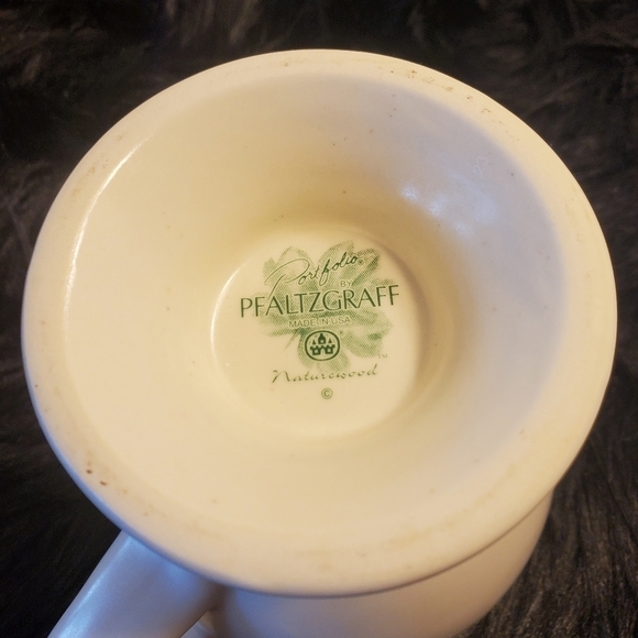 Portfolio By Pfaltzgraff Naturewood Gardening Footed Mug 1 Ib 5"×3" - Picture 6 of 10